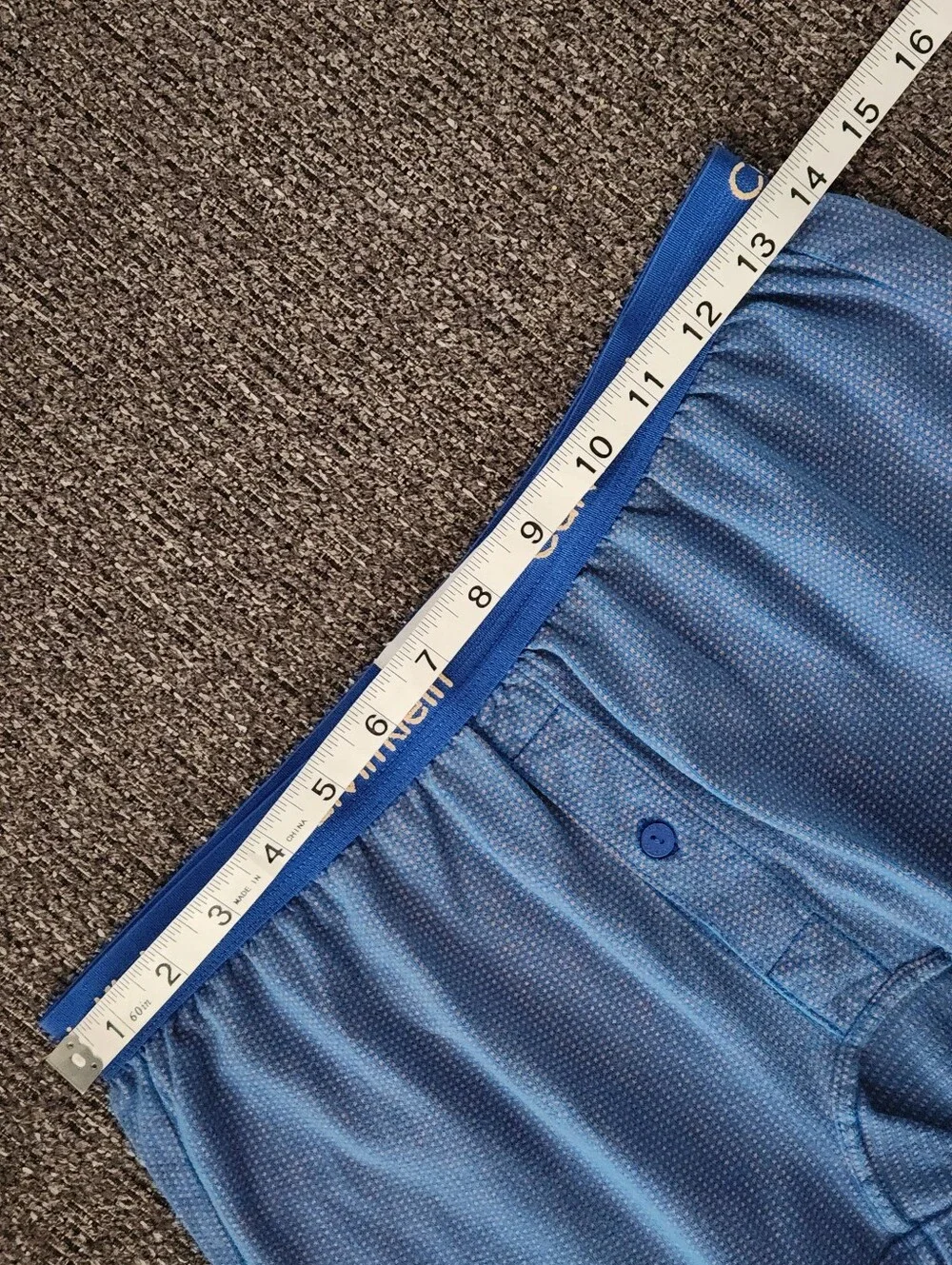 💪Calvin Klein💪 - Blue/Orange Star Print Knit Boxer/Lounge Short